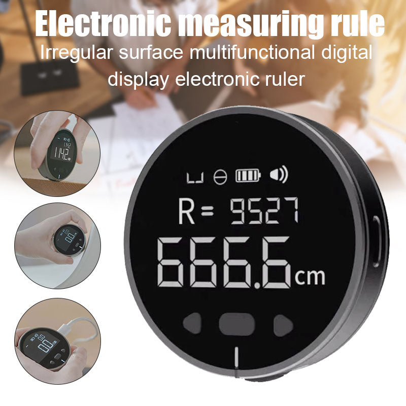 Electronic Measuring Ruler Tape Measure with High-Definition Digital LCD Display